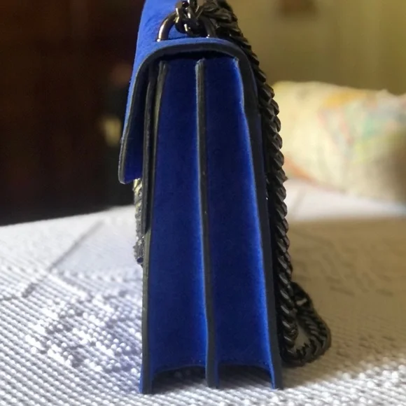 Vera Pelle Dionysus Chain leather suede NWOT GG - Picture 4 of 6